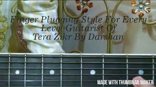 Tera Zikr(Tabs) | Darshan Raval | Easiest Guitar Lesson For Everyone |