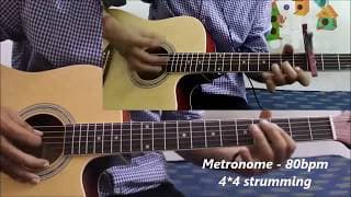 Romantic lead Song Hindi Tabs Easy Kjbb - Guitar lesson chords tabs cover beginners