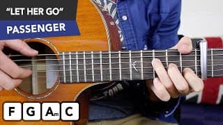 Passenger 'LET HER GO' Guitar Lesson FINGERSTYLE & Chords Strumming Tutorial