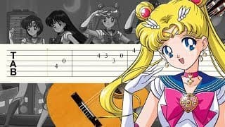Sailor Moon / Luz De Luna / Moonlight Densetsu / Guitarra Tutorial