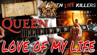Queen - Love Of My Life - Guitar Play Along (Guitar Tab)