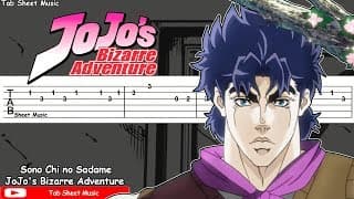 JoJo's Bizarre Adventure OP 1 - Sono Chi no Sadame Guitar Tutorial