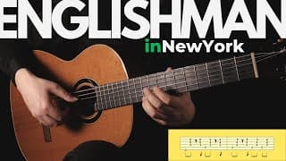 Englishman in New York ? STING ? Fingerstyle Arrangement + TAB