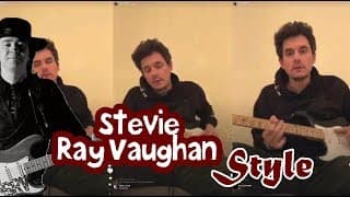 John Mayer Plays " Stevie Ray Vaughan" Style  Live On Instagram 2018