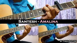 Santesh - Amalina (Instrumental/Full Acoustic/Guitar Cover)