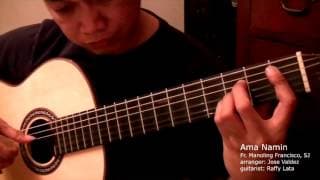 Ama Namin - M.V. Francisco, SJ (arr. Jose Valdez) Solo Classical Guitar
