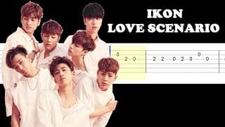 IKON - Love Scenario (Easy Guitar Tabs Tutorial)