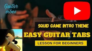 Squid Game - Way Back Then Theme Song  OST I Easy Guitar Cover Tabs/Leads Tutorial For Beginners