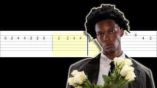 d4vd - Here With Me (Easy Guitar Tabs Tutorial)