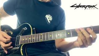 Cyberpunk 2077 - guitarist on the street - Guitar Riff (cover)